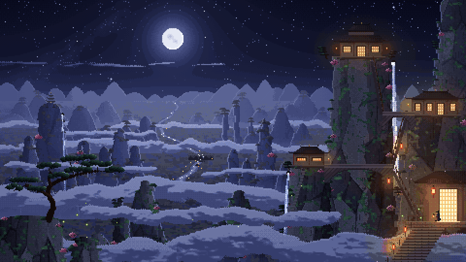 Above the Clouds, at night