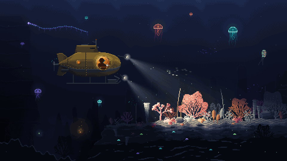 The Depths, at night